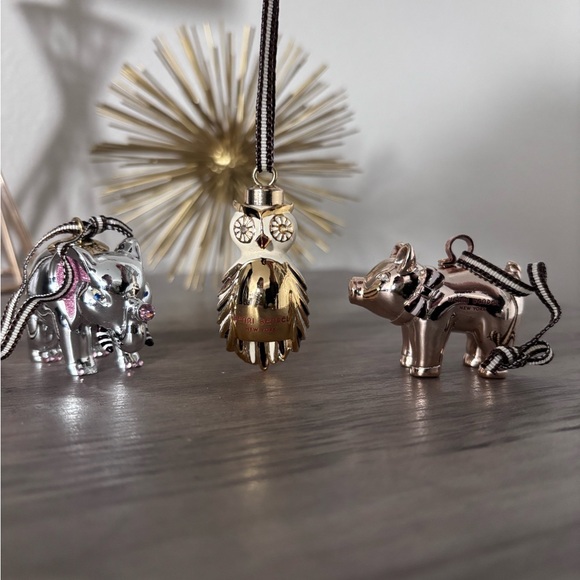Henri Bendel Silver and Gold Animal Ornaments - Picture 2 of 11